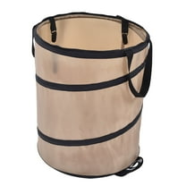 37.8L Collapsible Leaf Trash Can Reinforced Steel Spring Oxford Cloth Collapsible Container