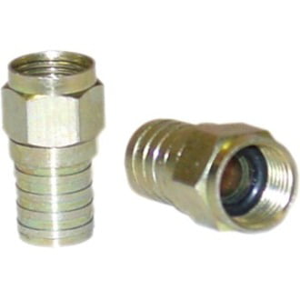 CableWholesale RG6 F-Pin Quad and Dual Shield Compression Connector 30x4-24000