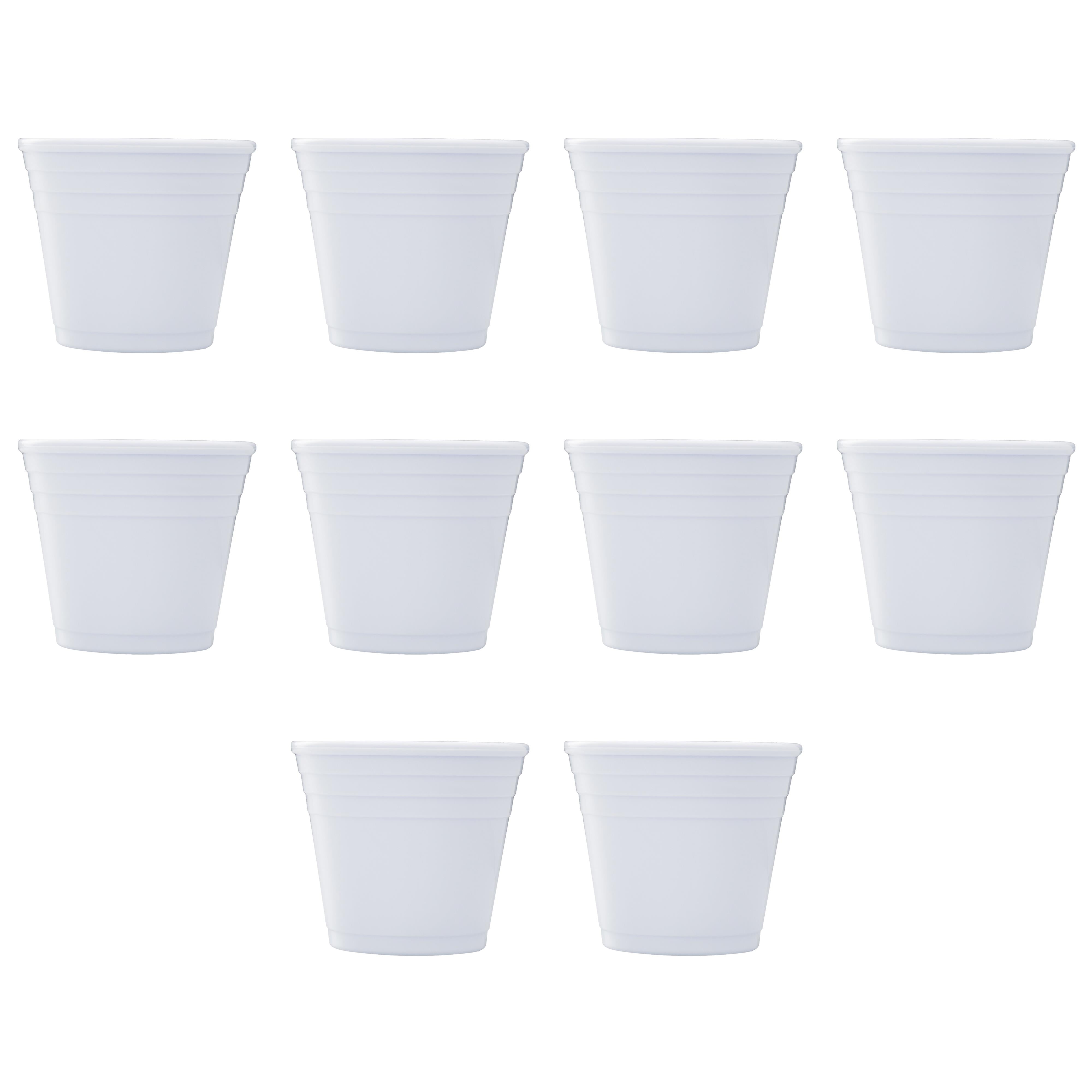 Party Cup Shot Glasses 2 oz. Set of 10, Bulk Pack Made with Hard