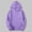 Light Purple, variant on Zwiiyzr Hoodies for Women Oversized Fleece Sweatshirts Comfy Solid Color Long Sleeve Sweaters Pullover Tops Fall Winter Clothes Light Purple S