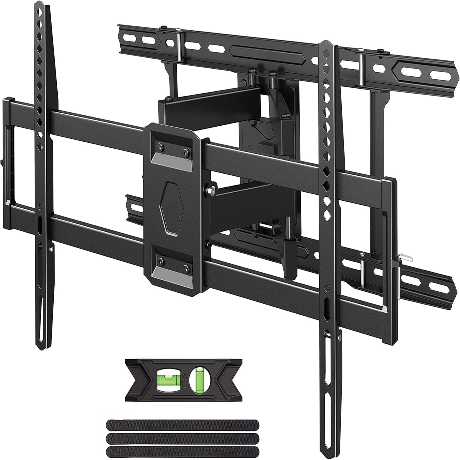 Listed TV Wall Mount for 42"-85" TVS, Fits 16" 18" or 24" Studs, Full Motion Wall Mount Swivel Tilt Extension TV Bracket with Dual Articulating Arms