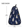 thumbnail image 6 of Astronaut Rabbit Pattern Hand Towel Quick Drying Home Storage Kitchen Towel Hooks Dish Cloths, 6 of 6
