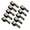 Green color, variant on 10Pcs Zinc Alloy Oval Closet Rod Supports, Heavy Duty Tube Brackets for Wardrobe Rails & Clothes Hanger Mounting