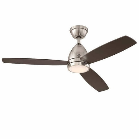 Ge Kaiden 132 Cm 52 In Brushed Nickel Led Ceiling Fan With