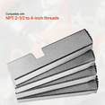 thumbnail image 2 of Threading Machine Dies, 2-1/2in to 4in NPT Pipe Dies,Right-Handed HSS Pipe Threading Dies,Fit Pipe Threading Machines, 2 of 7