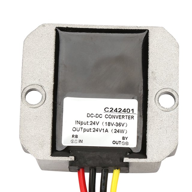 Regulador de voltaje, 18-36 V a 24 V 1 A Regulador de voltaje Boost Buck Convertidor elevador y reductor Creado magistralmente