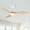 Maple-A, variant on Bestco 42" Wood Ceiling Fan with Light and Remote Flush Mount Fan 6 Speeds Reversible Airflow Maple