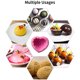 thumbnail image 4 of Fiudx Juego de Moldes para Chocolate y Pasteles, Diseños Florales Intrincados, Silicona Antiadherente, Fácil de Desmoldar, Ideal para Chocolates y Postres, Herramienta de Cocina Versátil, Apto para R, 4 of 6