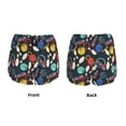 thumbnail image 3 of Hirioo Bowling Ball for Women's Double Layer Athletic Shorts High-Performance Gym Shorts with Inner Pocket, Elastic Waistband-X-Large, 3 of 7
