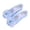 Blue, variant on Kids 2-12 Satin Ballet Dance Shoes Rhinestone Bow Soft Sole Slip-On Elastic Strap Stage Shoes Flats for Performance Gymnastics Yoga