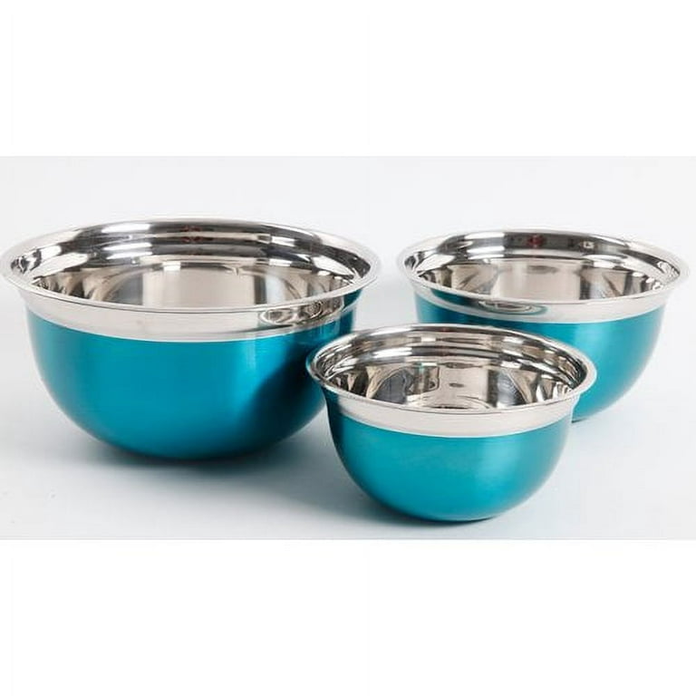Stainless Steel Mixing Bowls — Set of 3