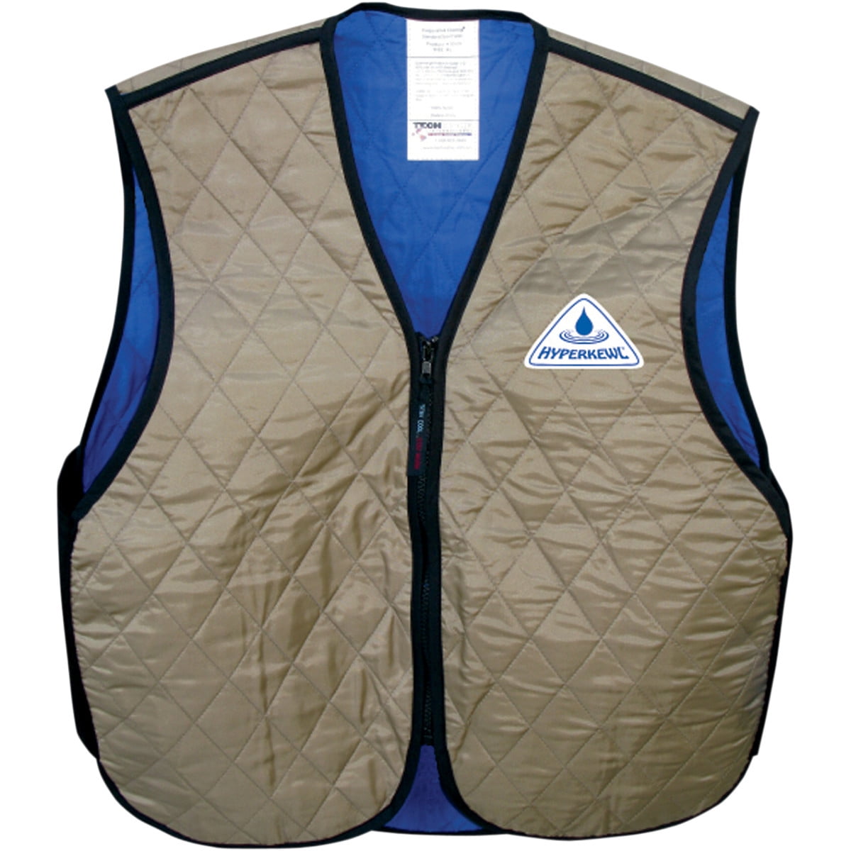HyperKewl Standard Sport Cooling Vest Khaki/Brown
