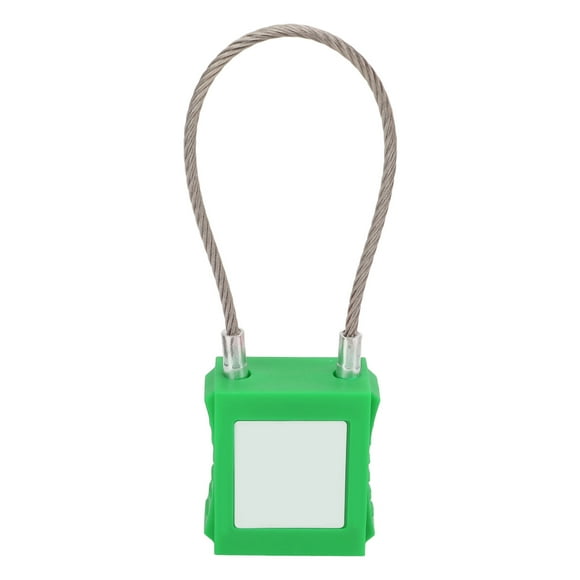 Lock Lockout Tagout Cable Locks 85mm Shackle Steel Safety Padlock with 2 Key for Equipment Maintenance