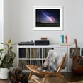 thumbnail image 4 of Art.com Landscape with Milky Way. Night Sky with Stars at Mountains. Photographic Print by Denis Belitsky, White Frame Wall Art, 40" x 32", 4 of 5