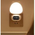 thumbnail image 5 of Time rotating remote control night light rechargeable and plug timed dimmable soft light nursing night light with clock, 5 of 5
