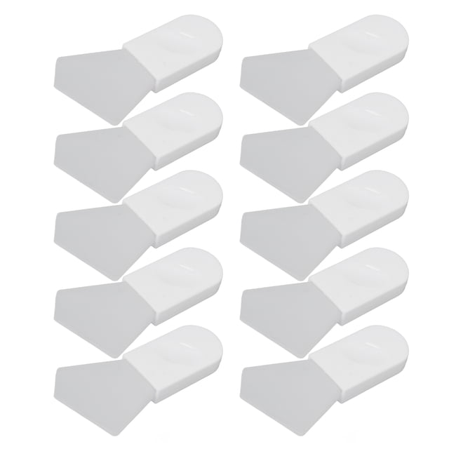 10 Uds cepillo de mascarilla Facial de silicona sin pelo aplicador de barro Facial portátil herramienta de belleza tipo polígono pulgar
