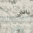 thumbnail image 2 of Oriental Weavers Windham Hand-made Wool Blend Area Rug - WIN04 - 9' x 12' - in Ivory/ Teal Blue - Vintage Inspired, Hand-Made Wool Blend Rugs, Dining, Living Room Rug, 2 of 5