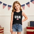 thumbnail image 5 of HBYJLZYG USA Flag Tank Top for Boys Girls, 4th of July Sleeveless Patriotic Shirt with American Flag Print, Independence Day Tee for Kids 3-15 Years, 5 of 8