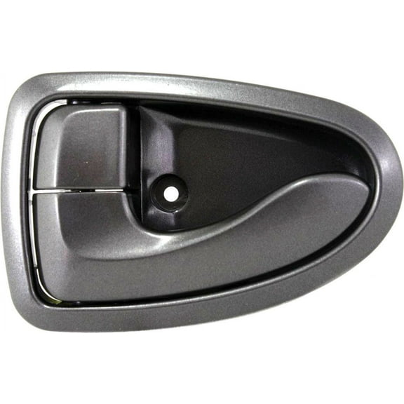 Interior Door Handle Compatible with 2000-2006 Hyundai Accent Front Or Rear, Left Driver Gray