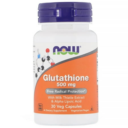 Now Foods  Glutathione  500 mg  30 Veg Capsules