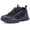 Black, variant on Men's Hiking Shoes Lightweight Trekking Trails Shoes Breathable Work Shoes,Black