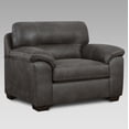 thumbnail image 5 of Tirana Contemporary Fabric Pillow-top Arm Chair with Ottoman in Sequoia Ash, 5 of 5