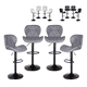 thumbnail image 1 of Set De 4 Bancos De Cocina Barra Silla Taburete Respaldo Alto, 1 of 7