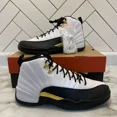 thumbnail image 1 of Ni - ke NEWNi - ke Air Jordan 12 Retro Royalty Taxi Mens Sz 12Shoes Basketball White Black, 1 of 5