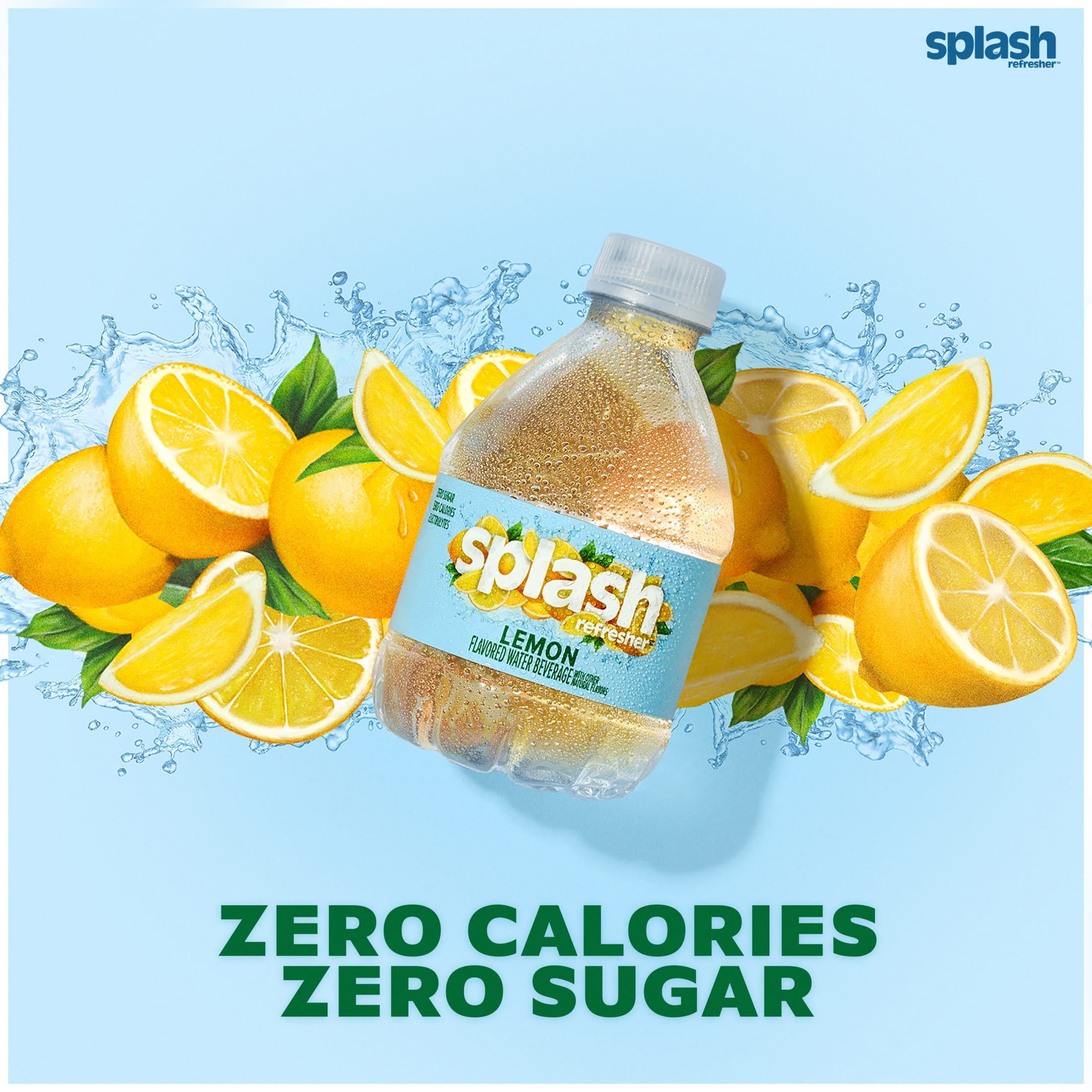 Lemon Splash Water 12pk | Sparkling water for grocery retail
