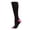 Black, variant on Wellfit Unisex Solid Nylon 15-20mmHg Graduated Compression Socks, 9-11, Black