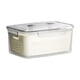 thumbnail image 2 of Fiambrera Portátil de Plástico con Cesta Escurridora de 2500 Ml | Recipiente de Doble Capa para Conservar La Frescura con Tapa Hermética | Colador de Cocina para Almacenar Frutas, Verduras y Pasta |, 2 of 6