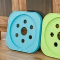 thumbnail image 3 of Raindrops Rolling Plant Tray Gas Tank Holder Round Flower Pot Moving Stand Tray Movable Plant Tray with Wheels, 3 of 8