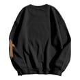 thumbnail image 4 of Unir Women Today's Good Mood Sponsored By Jesus Cross Sleeve Crewneck Sweatshirt Oversized Faith Fall Casual Layering Pullover Top 1PC S-XXL Plus Size Friendly, 4 of 5