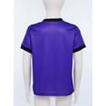 thumbnail image 4 of Xnihocha Kids Boys Soccer Jersey Goalkeeper Shirts Goalie Keeper Uniform Goalkeeper Kit for Youth Purple 10, 4 of 7