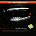 thumbnail image 3 of AKKON - For 09-18 Dodge Ram 1500 2500 3500 Upgrade Projector & Bar LED Black Housing Headlights With Light Bulbs Set, 3 of 7