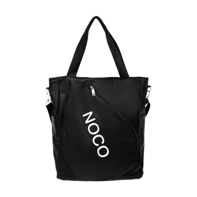 Colaxi Badminton Bag Racket Cover Bag Water Resistant Sports Equipment Bag Large Capacity Pickleball Racquet Bag with Shoulder Strap Black