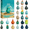 Advent Calendar Keychain_##C, variant on 24Pcs Acrylic Flat 2D Christmas Blind Box Collectible Set, Laser Cut Holiday Character Ornaments for Tabletop Display, Stackable Festive Figures for Advent Shelf Decor Home Accent #A
