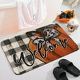 thumbnail image 5 of HomeKingdee Fall Door Mat Indoor Entrance Soft Welcome Mats for Front Door Ultra Thin Pumpkin Doormat Washable Entryway Rugs Non Slip Runner Rugs, 5 of 7