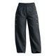 thumbnail image 4 of Neewe Womens High Waist Pants Wide Leg Ankle Casual Button Waist Vacation with Pockets Daily Outfits, 4 of 6