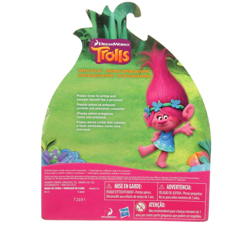 Dreamworks Trolls Poppy Style Set, Includes 4 Accessories and