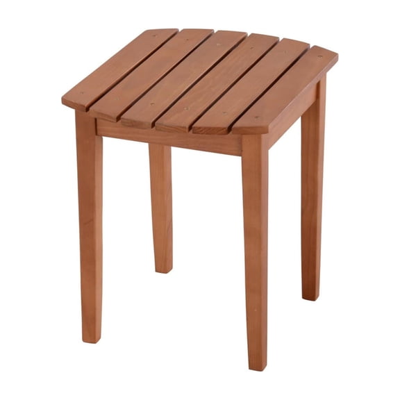 ERGODE Versatile Outdoor/Indoor Solid Wood Side Table with Ample Storage