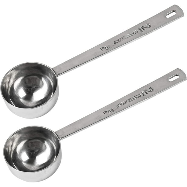 2 Pack Coffee Scoops Stainless Steel Measuring Spoon 2 Tablespoon with Long Handle for Tea Sugar