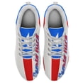 thumbnail image 2 of Puerto Rico Shoes Men Women Running Tennis Shoes Breathable Casual Puerto Rico Flag Sneakers White Size 4.5, 2 of 5