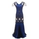 thumbnail image 1 of Vestido pequeño de banquete europeo y americano con lentejuelas y bordado hecho a mano, 1 of 6