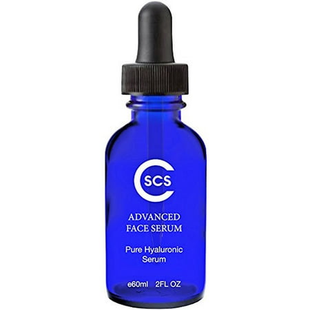 CSCS 100% Pure Hyaluronic Acid Serum - Best Anti Aging Hydrating Moisturizer for Face and Eyes - Reduces & Plumps Fine Lines and Wrinkles While Brightening and Firming Skin - Paraben, Vegan Free, 2 (Best Serum For Glowing Skin)