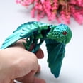 thumbnail image 2 of 3D Printed parrot,Flexible Joint Animal lacertid Figurines,Realistic Eyes, Home Office Decor,Fidget Toy for Adults Teens Boy Festival Gifts, 2 of 9