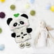 thumbnail image 1 of Pelele de peluche Hugo para muñecas de 20 cm Panda, 1 of 9