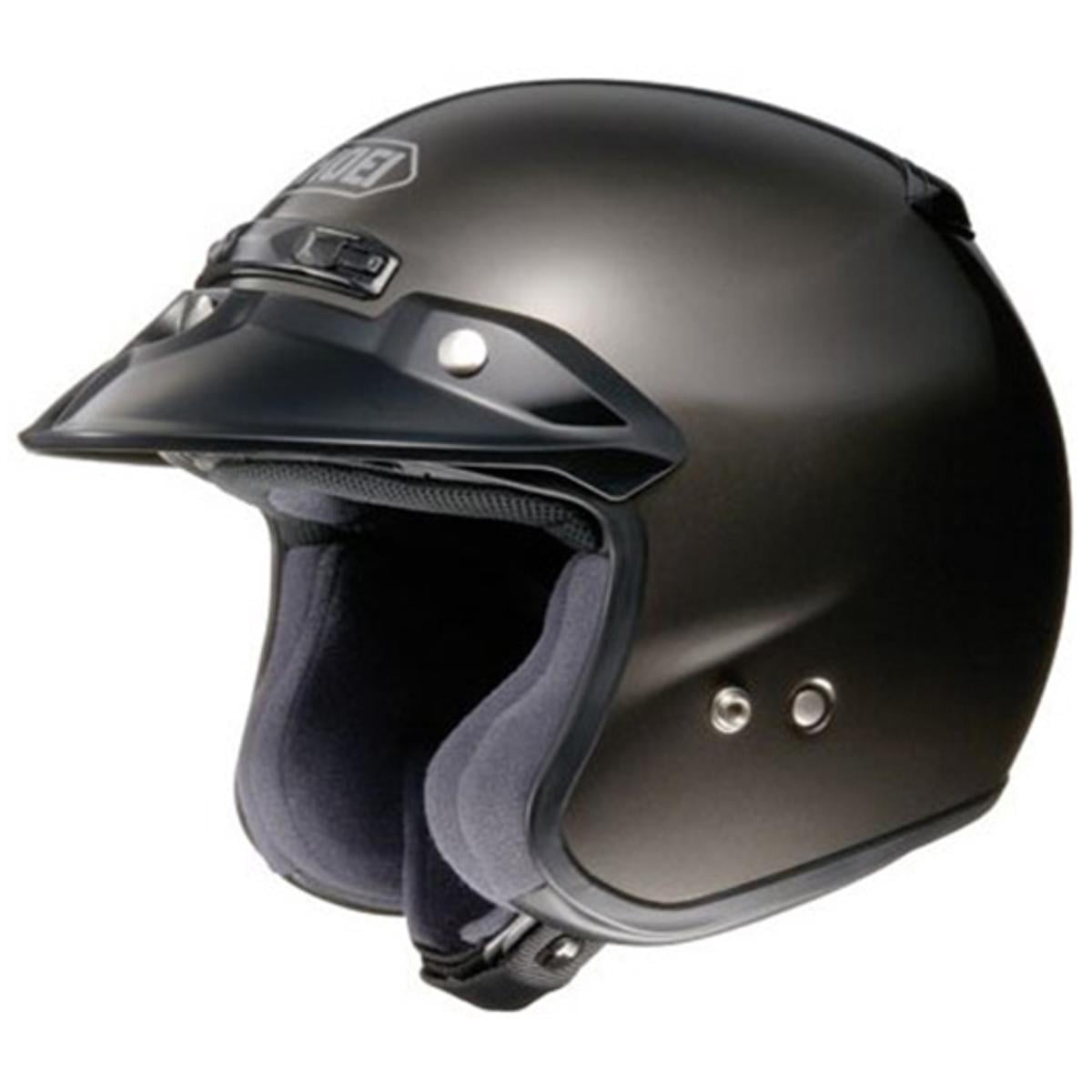 Shoei RJ Platinum R Light Silver Open Face Helmet Small