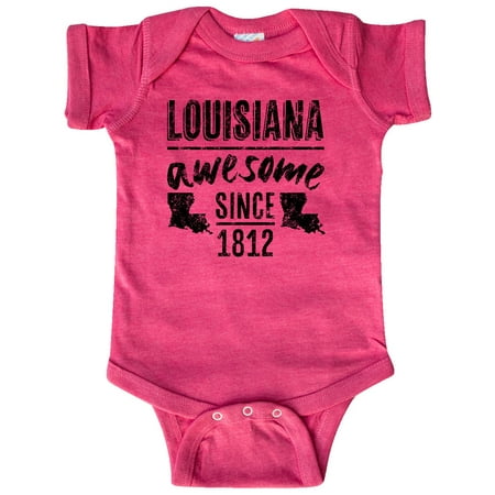 

Inktastic Louisiana Awesome Since 1812 Gift Baby Boy or Baby Girl Bodysuit