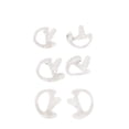 thumbnail image 2 of Inteprter Tapones de silicona para los oídos, protectores de silicona suave, resistentes al agua, antiruido, para viajes y dormir, 3 uds. Type3 NO3, 2 of 6